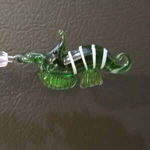 Green Seahorse Handmade Hanging Ornament